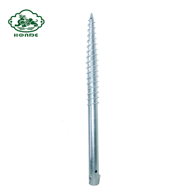 High Quality Hot Galvanized Solar Ground Screws Pile Anchor suppliers